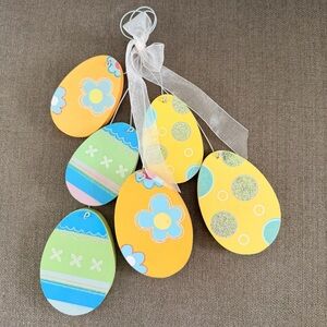 Colorful Hanging Easter Egg Decorations